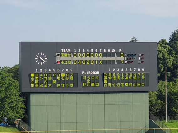 令和3年　第１０３回全国高等学校野球選手権千葉大会 2回戦