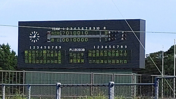 令和3年度 第74回秋季千葉県高等学校野球大会予選　代表決定戦