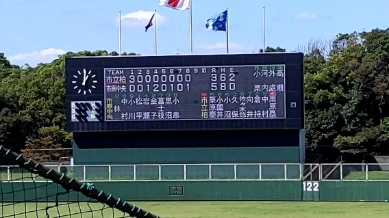 令和3年度　第７４回　秋季千葉県高等学校野球大会  1回戦